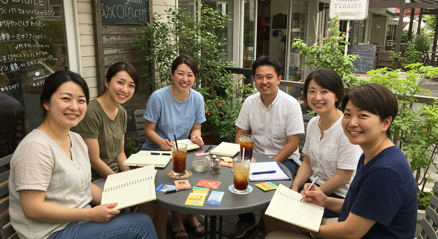 カフェ英会話の様子