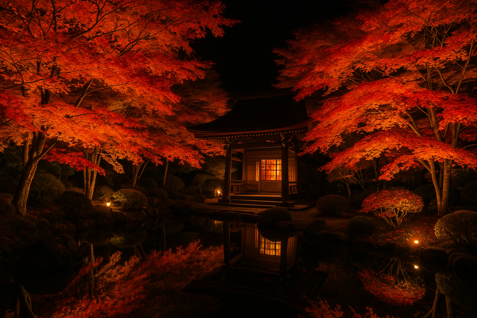 紅葉ライトアップ